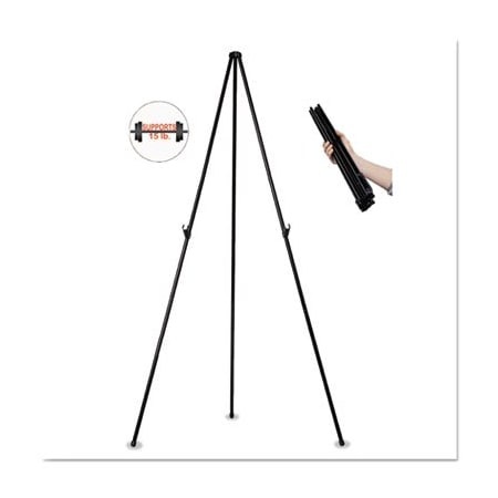 Bi-Silque MasterVisi, Instant Easel, 61 1/2in, Black, Steel, Heavy-Duty FLX10201MV